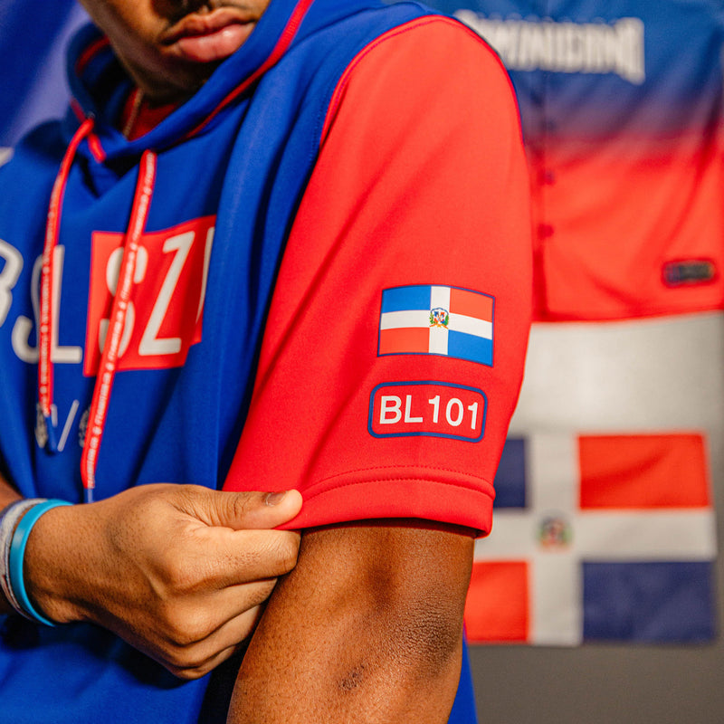 BSBL-SZN Short Sleeve Hoodie V3 - Dominican Republic
