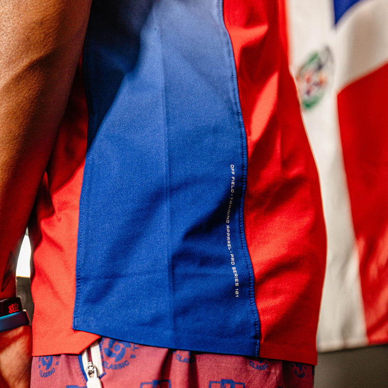 Diamond Tech Youth Vented Tee - Dominican Republic
