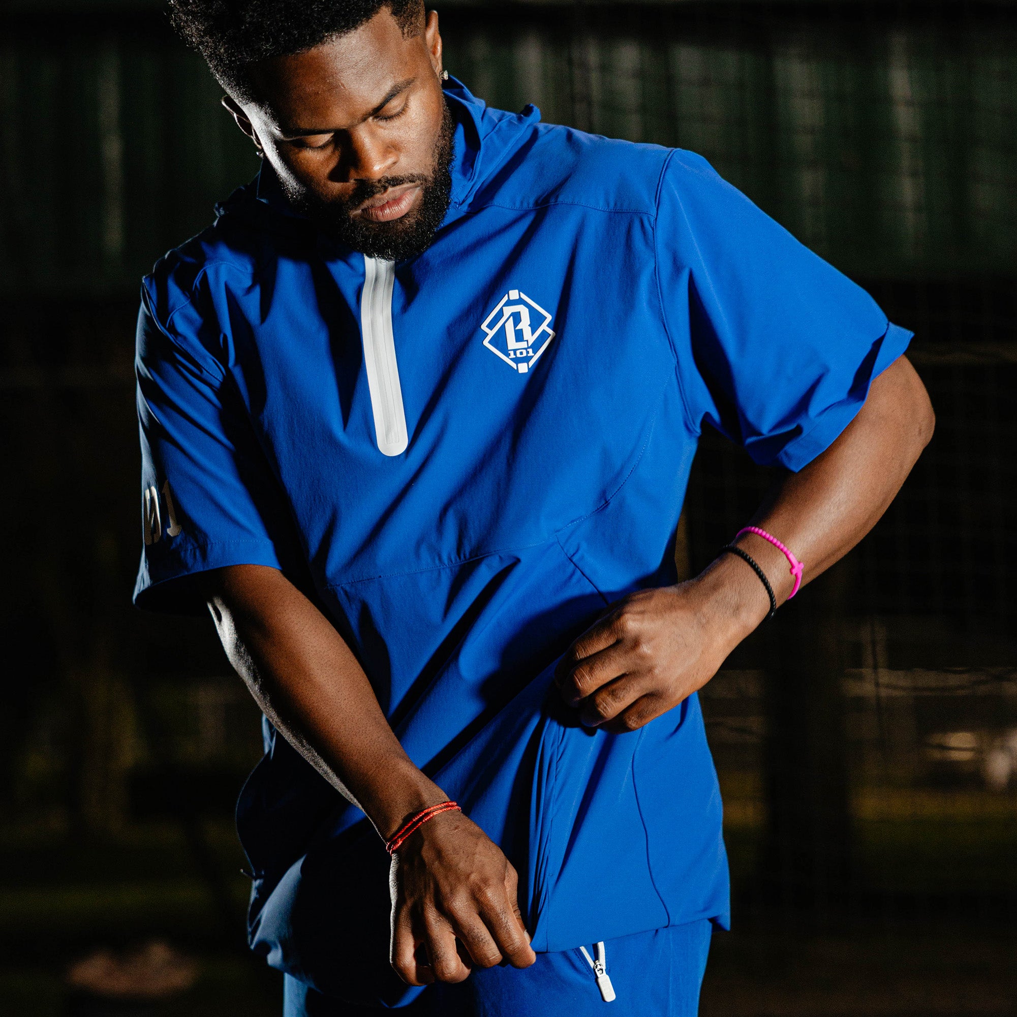 【希少】BLUE BLUE×reyn spooner テーラードジャケット　L Diamond Tech Pro Cage Jacket - Royal Blue - Baseball Lifestyle 101