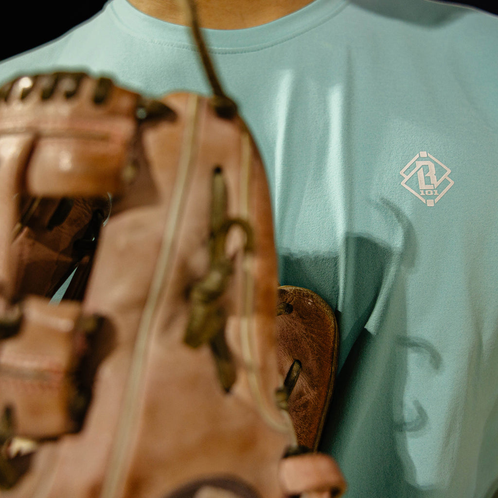 Diamond Tech Vented Youth Tee - Teal