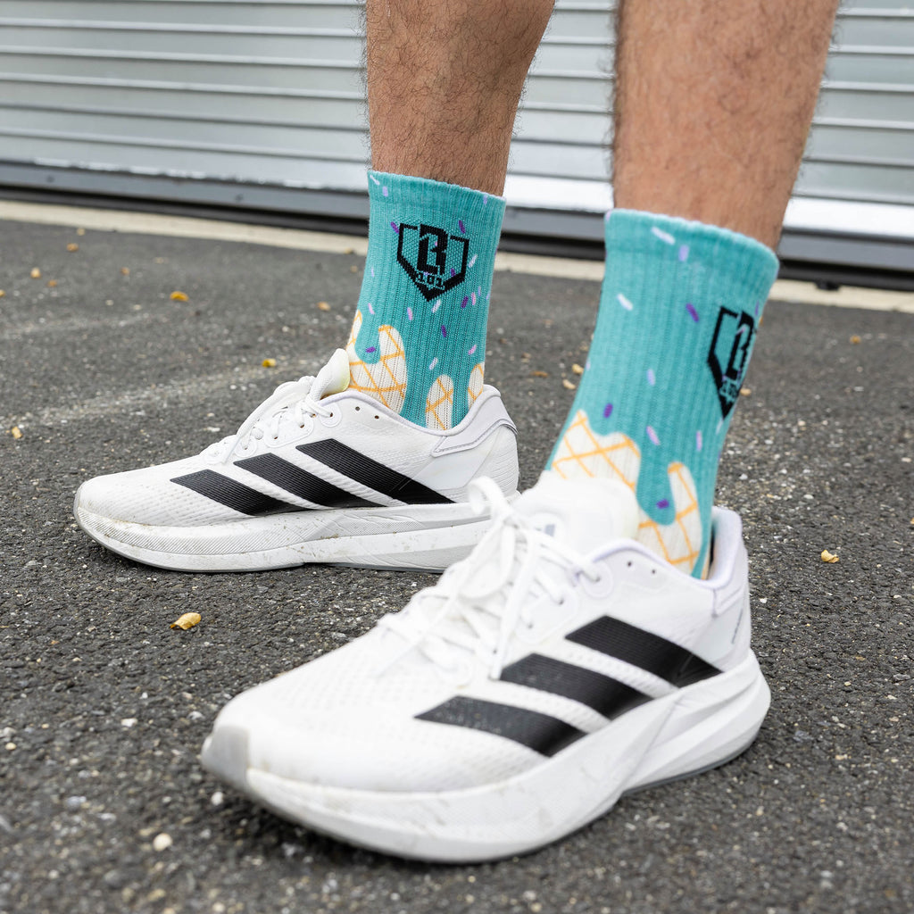 Ice Cream Performance Socks - Galaxy 3-Pack