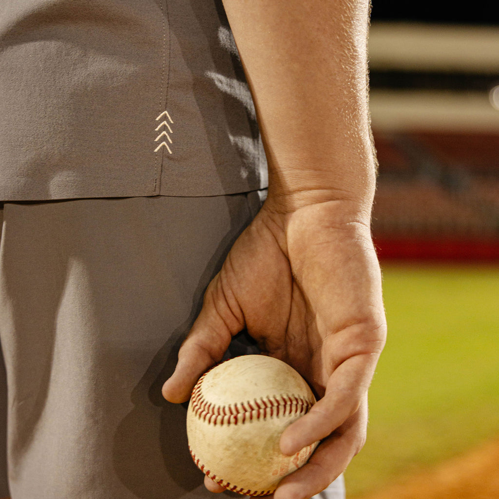 Diamond Tech Vented Youth Tee - Gray