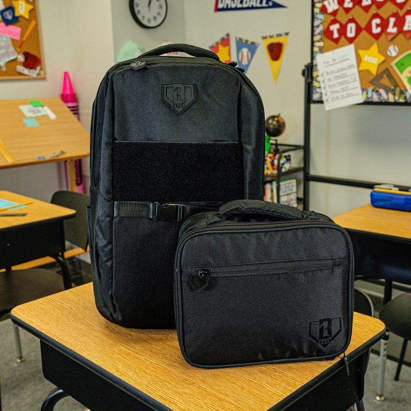 Black SZN 2 backpack — back view