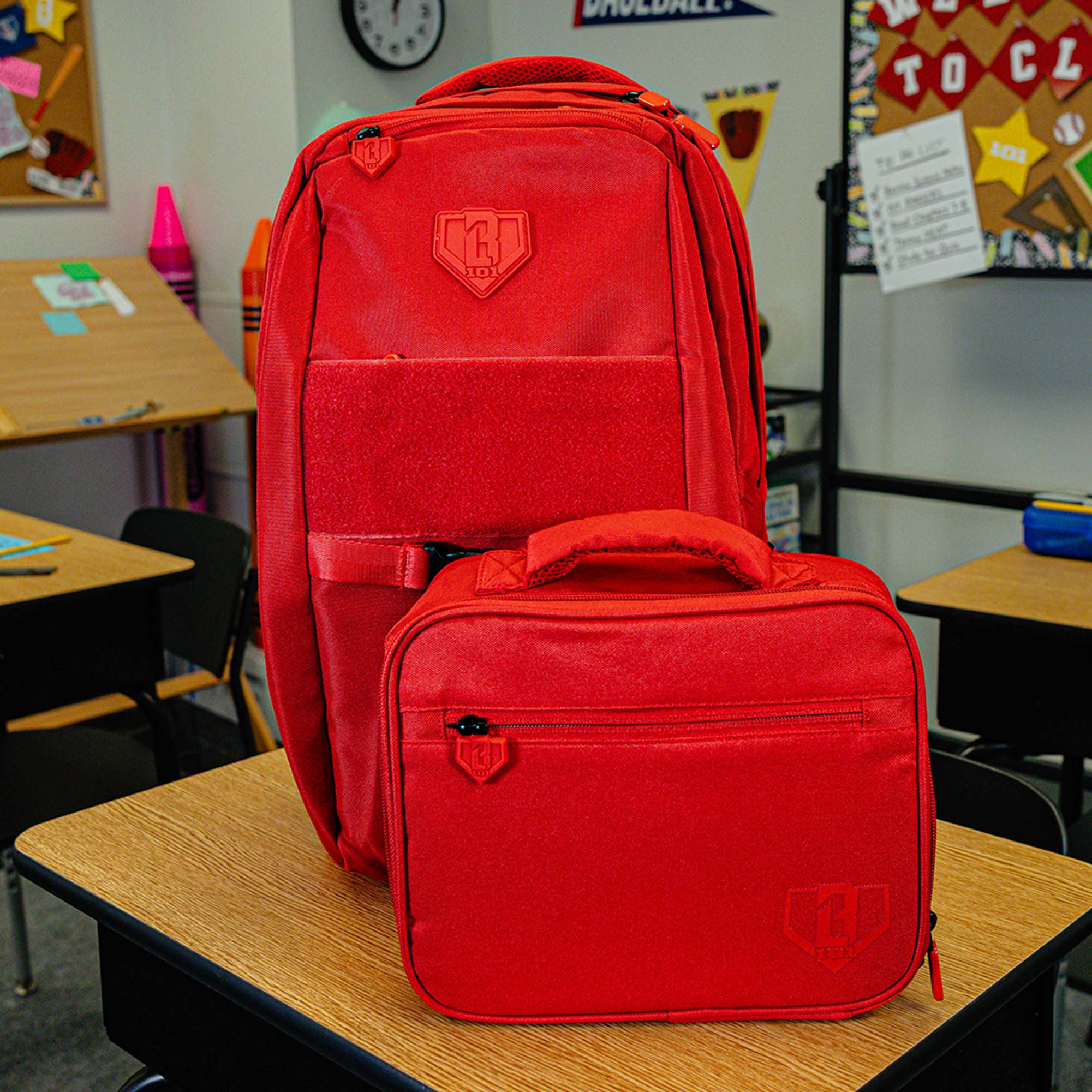 SZN 2 Backpack - Red - Baseball Lifestyle 101
