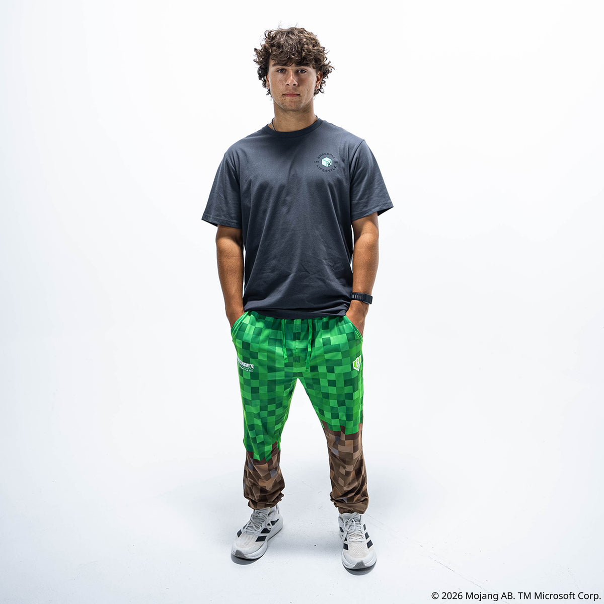 BL101 X Minecraft Grass Block Pajama Pants