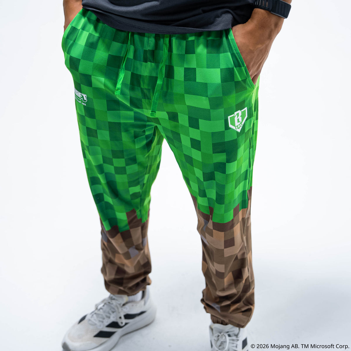 BL101 X Minecraft Grass Block Pajama Pants