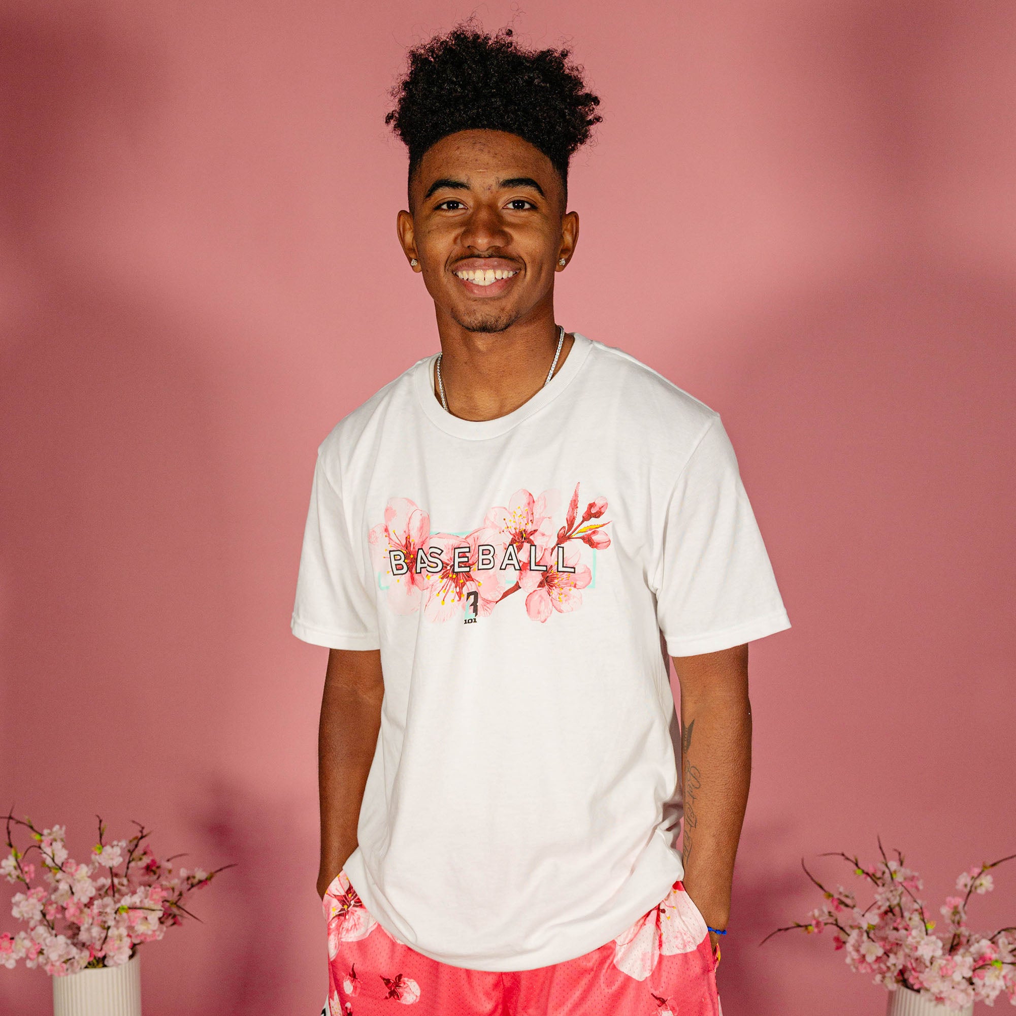 Cherry Blossoms Radar Tee - Baseball Lifestyle 101