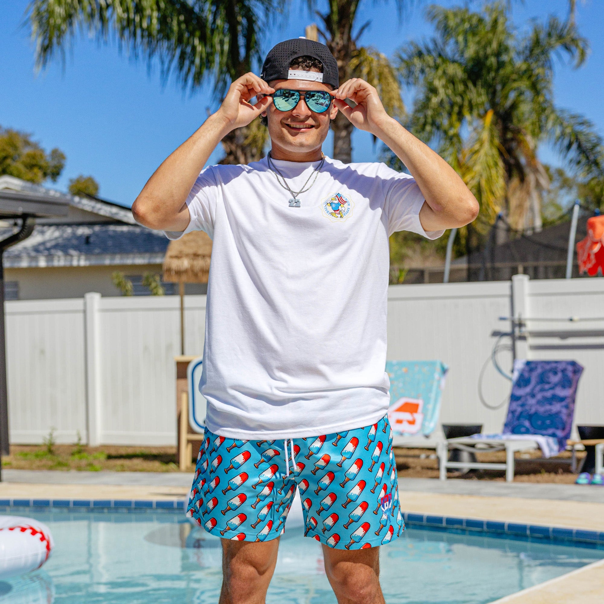Freeze Pop Swim Trunks - Baseball Lifestyle 101