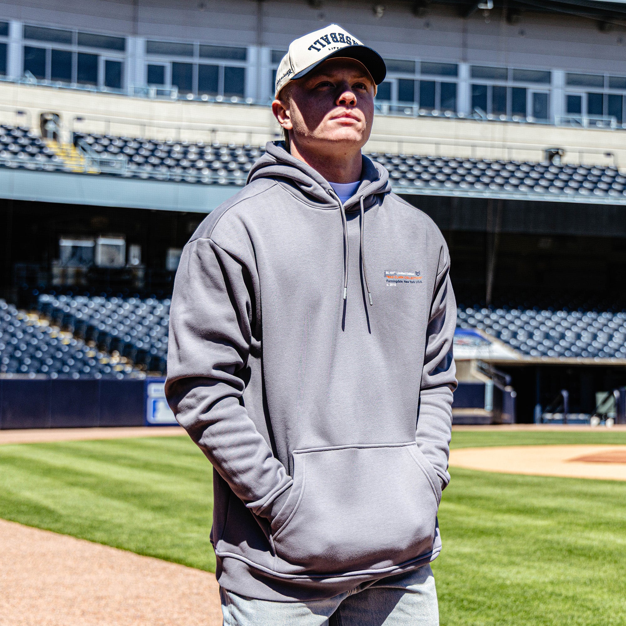 Max Clark Hoodie - Gray - Baseball Lifestyle 101