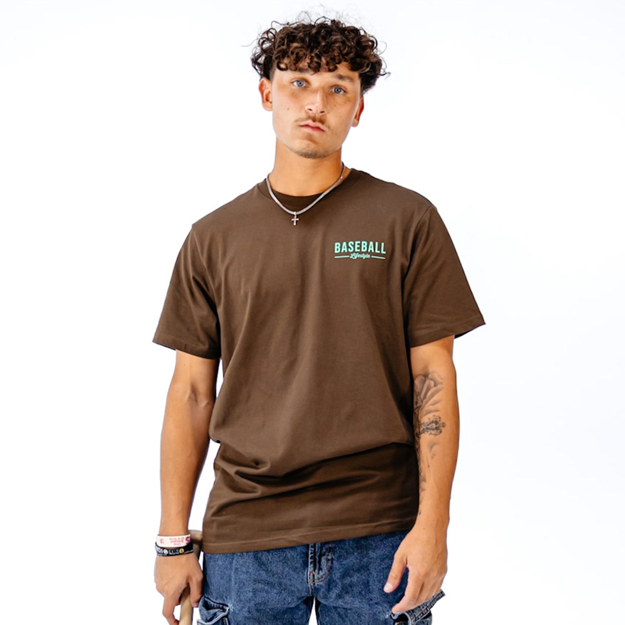 Authentic Tee - Brown/Mint - Baseball Lifestyle 101