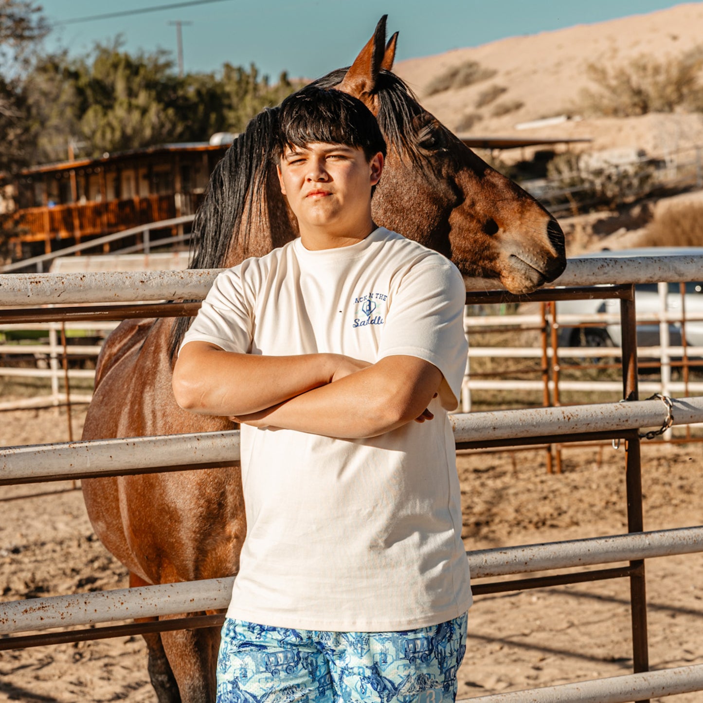 Saddle Up N Swing Relaxed Tee