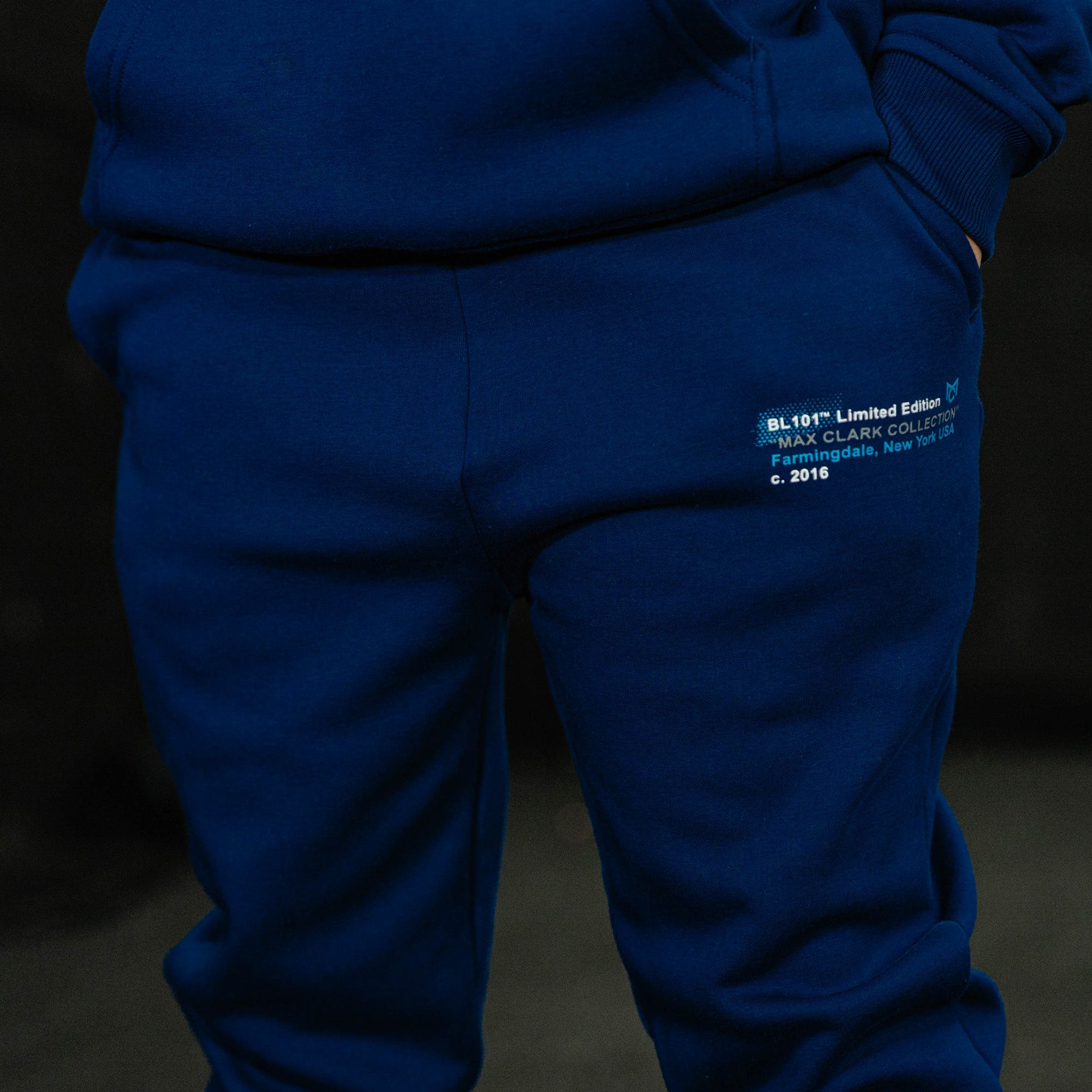 Max Clark Youth Sweatpants - Navy - Baseball Lifestyle 101