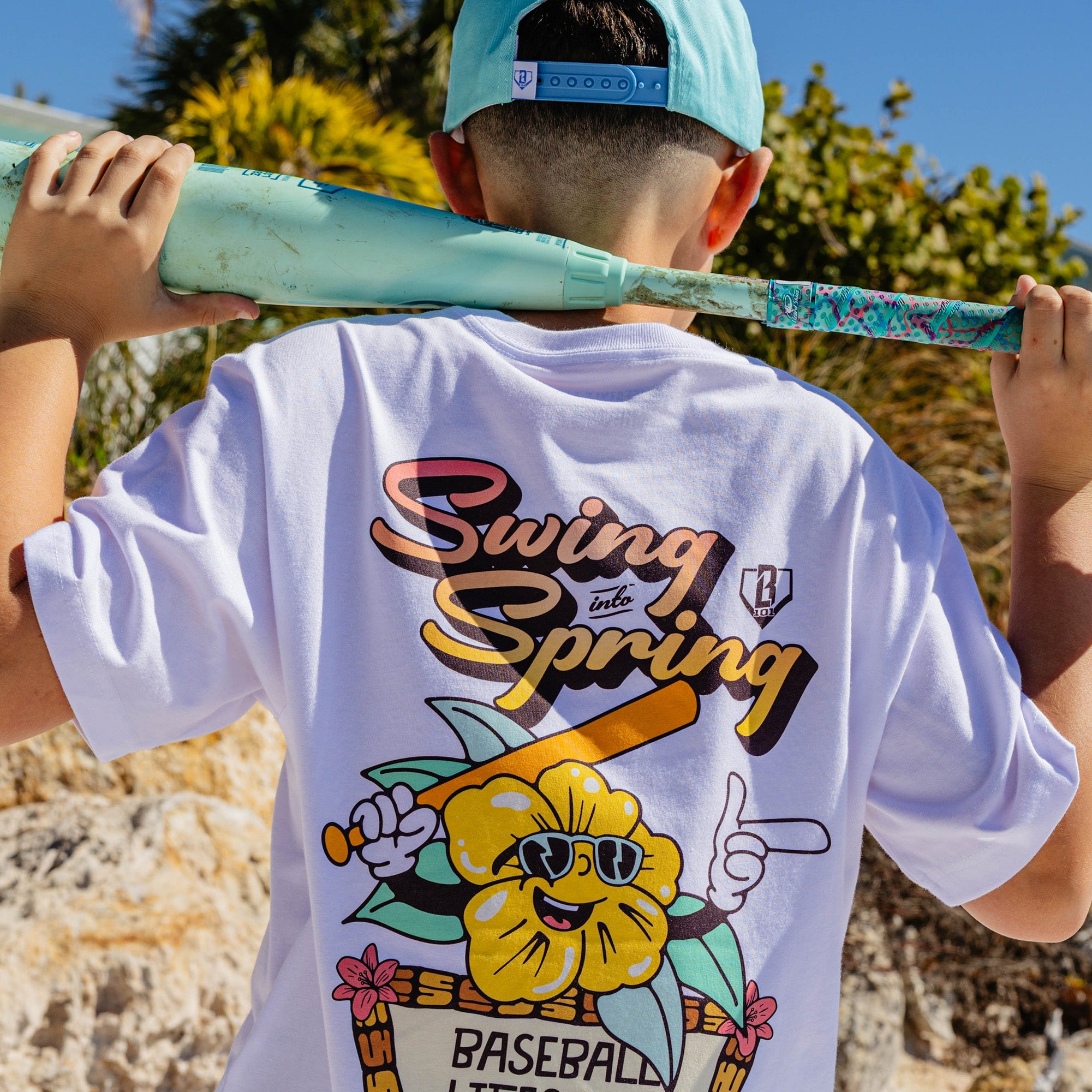 Swing Into Spring Tee - Baseball Lifestyle 101