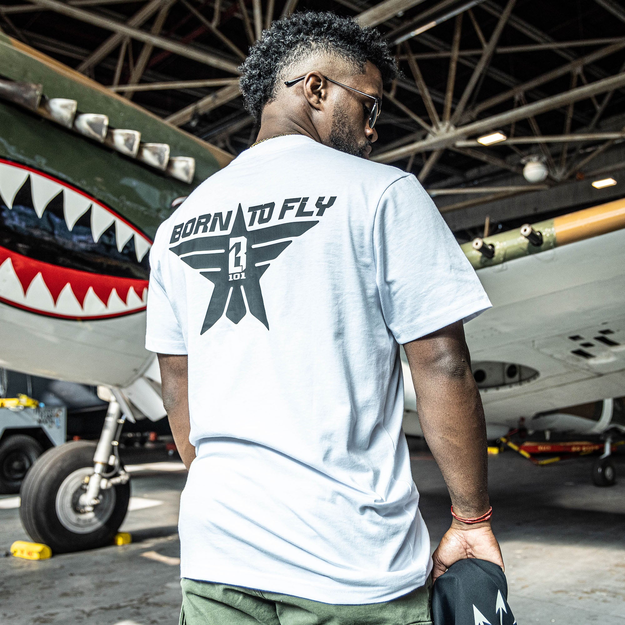 Born To Fly Tee BL White Baseball Lifestyle 101 Born To Fly Tee BL White Baseball Lifestyle 101