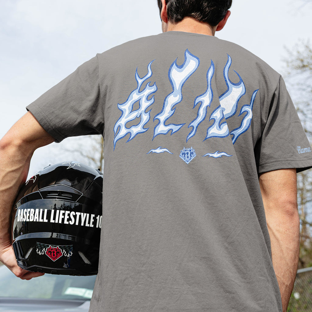 101 Racing Flame Thrower Tee - Baseball Lifestyle 101