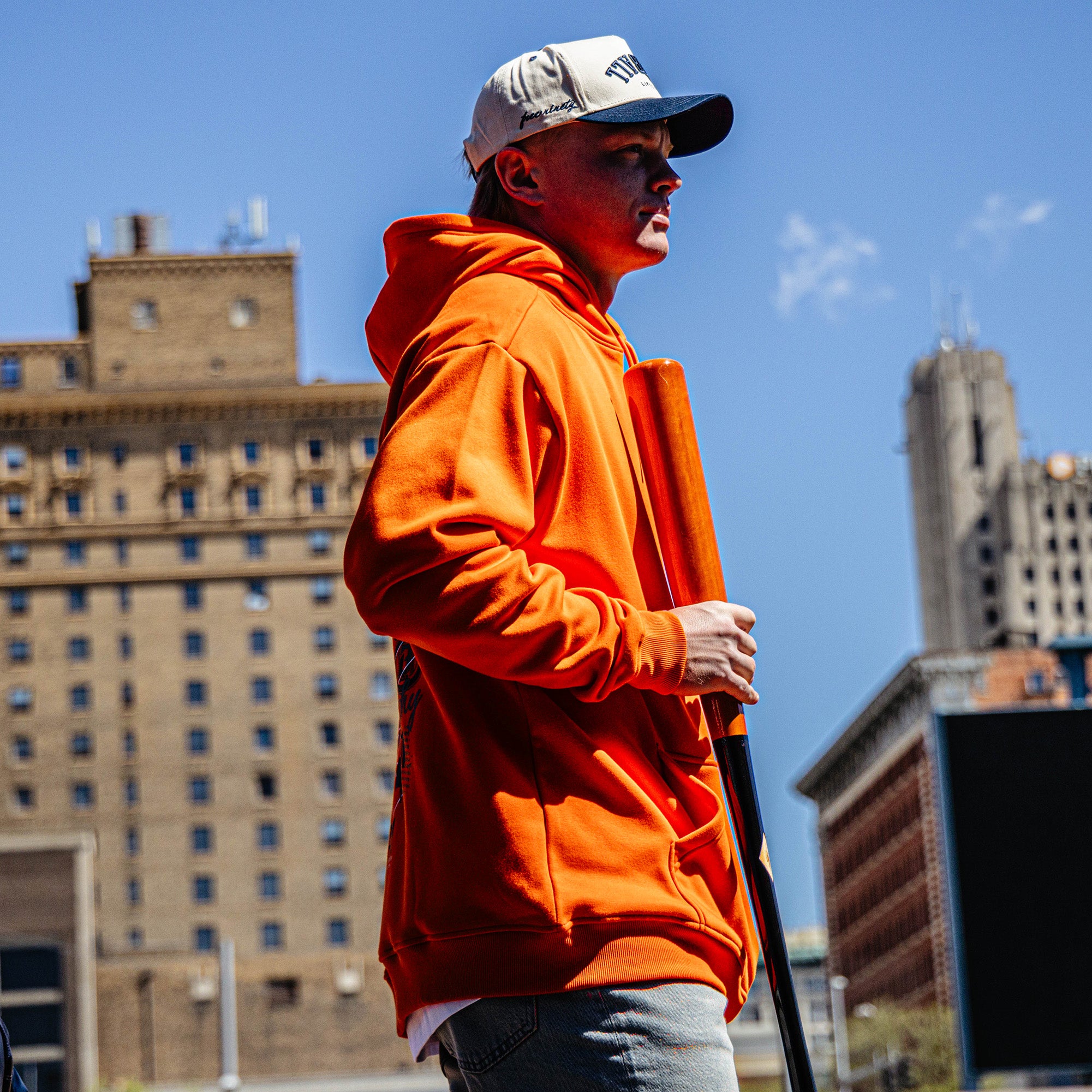 Max Clark Hoodie - Orange - Baseball Lifestyle 101