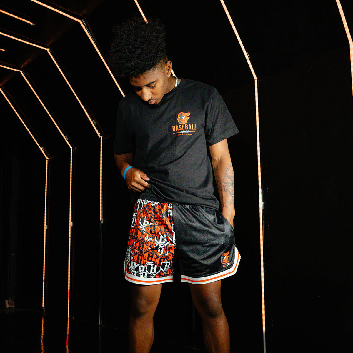 Baltimore Orioles Sticker Court Shorts