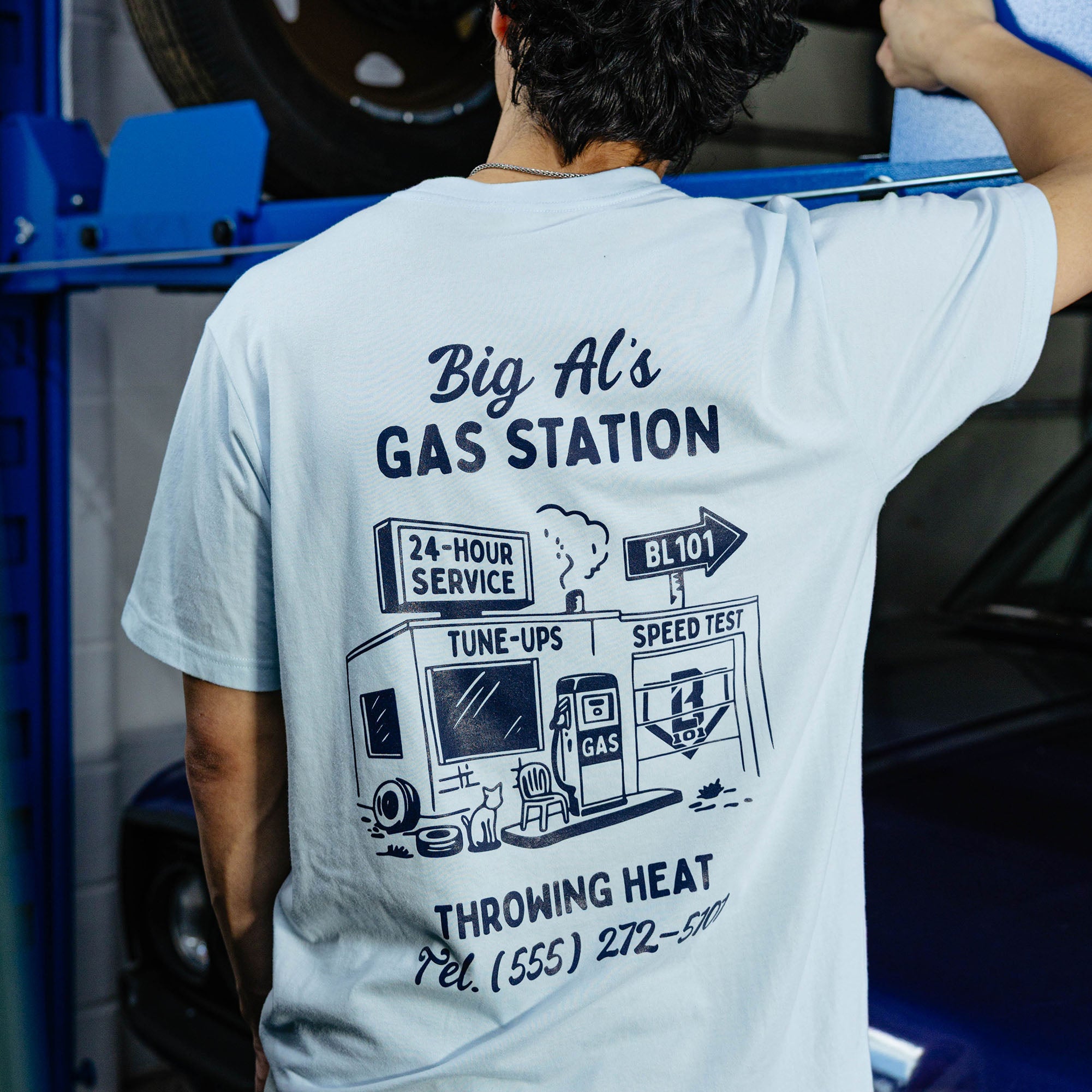 Throwing Heat Tee - Baseball Lifestyle 101