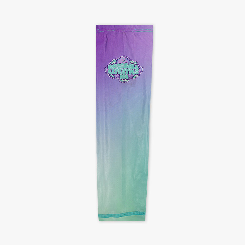 Cotton Candy Galaxy Grape arm sleeve — front view