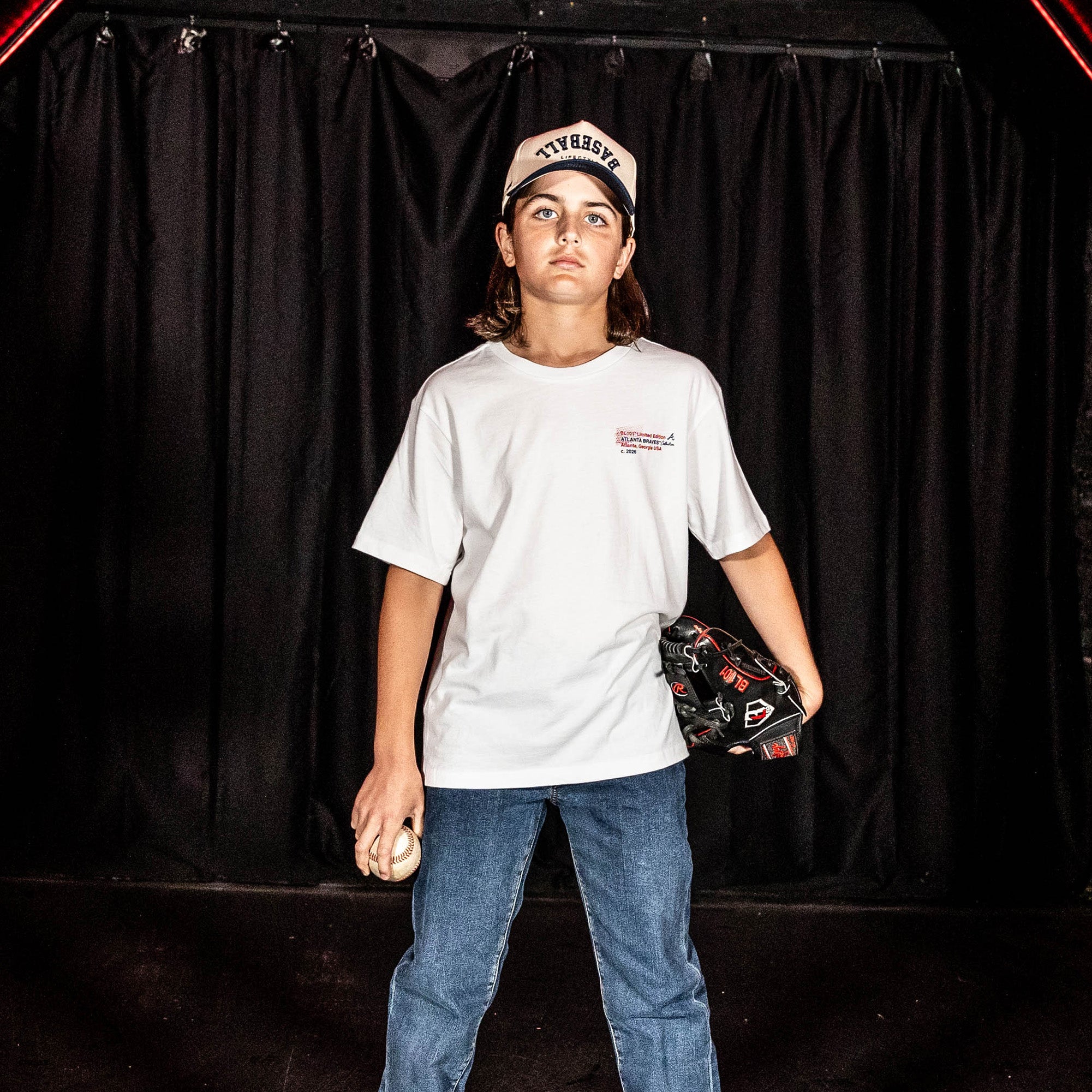 Atlanta Braves Drip Youth Tee