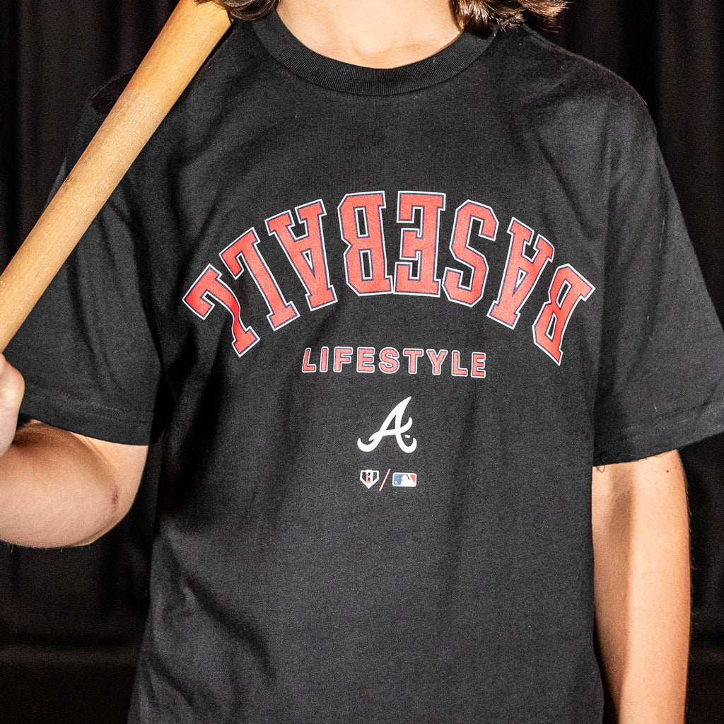Atlanta Braves Upside Down Youth Tee