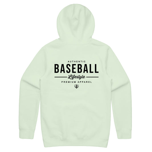 mint baseball hoodie, mint hoodie