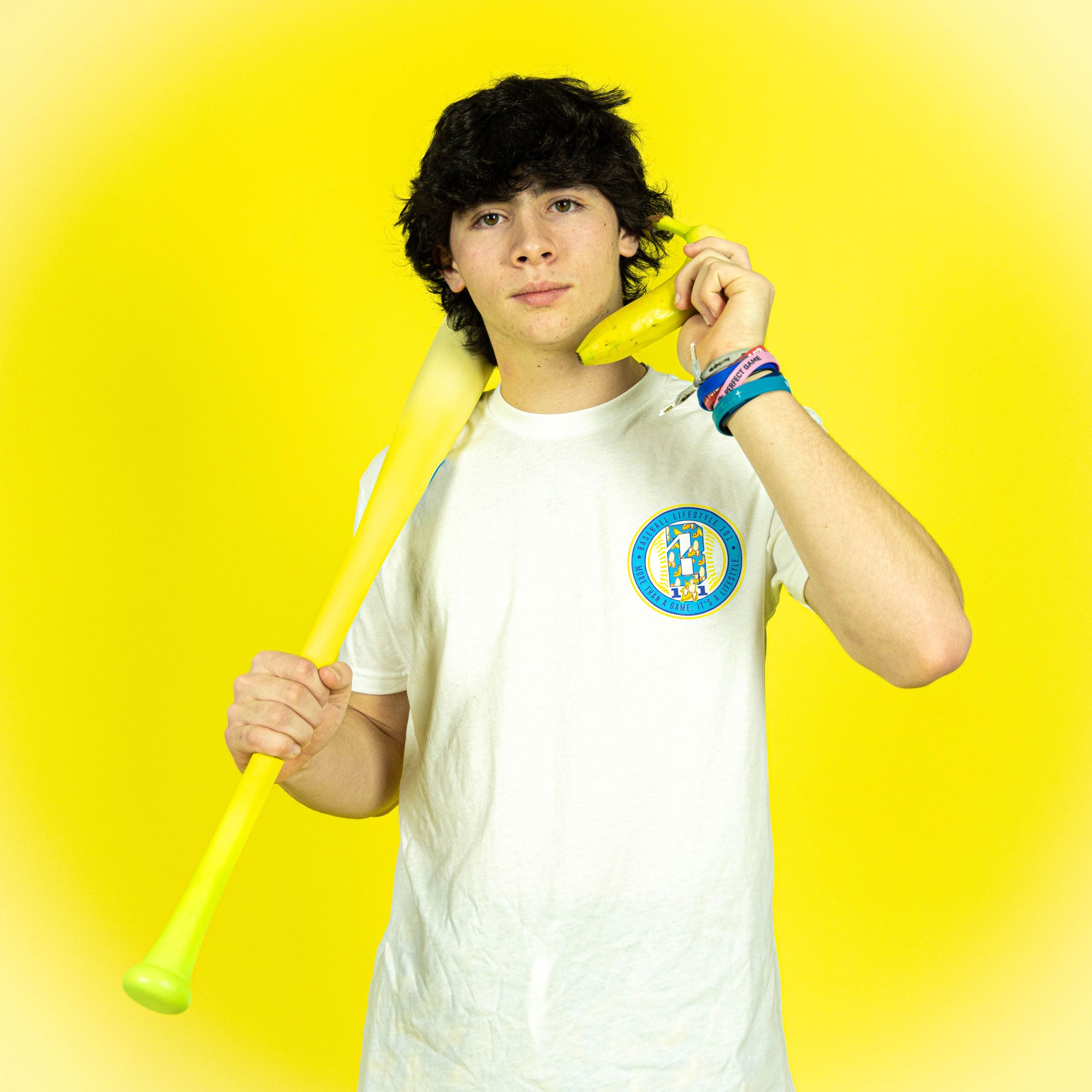 Banana Tee - White - Baseball Lifestyle 101