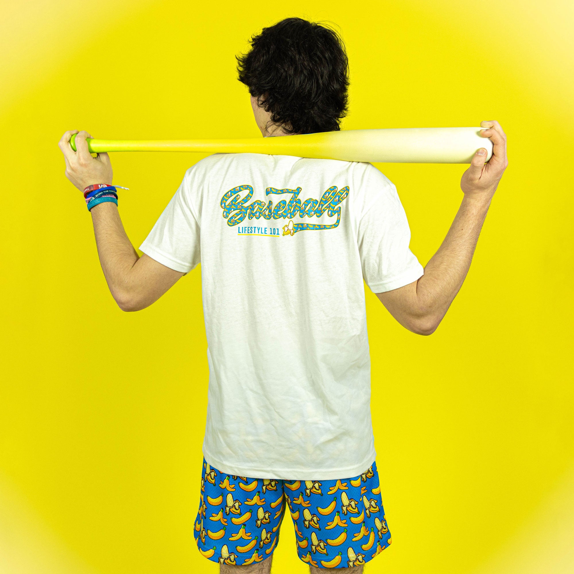Banana Youth Tee - White - Baseball Lifestyle 101