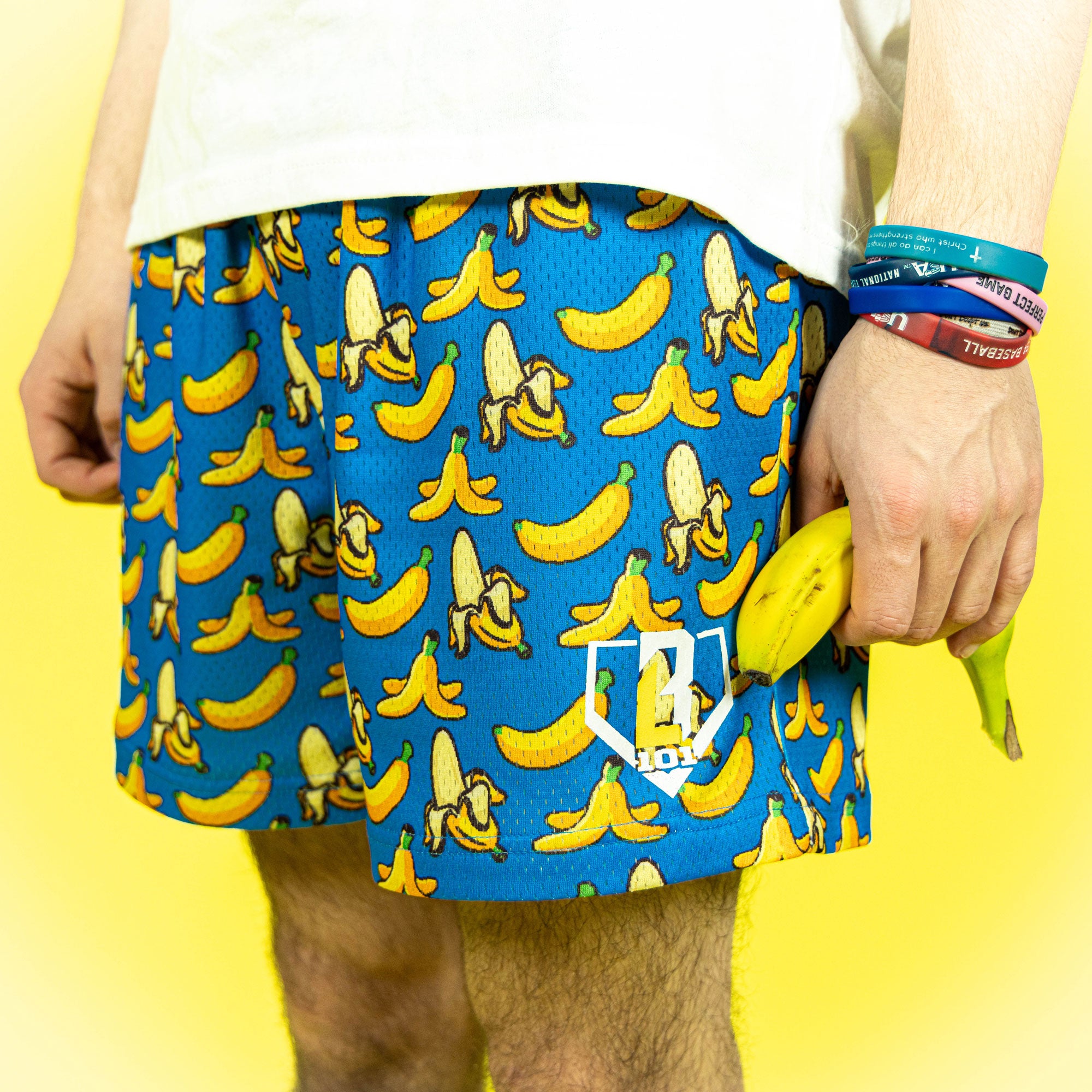 Banana Shorts - Blue - Baseball Lifestyle 101