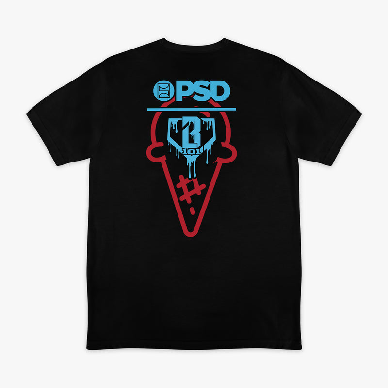 BL 101 X PSD Scoops Tee - Black