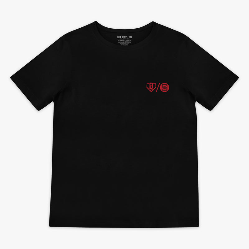 BL 101 X PSD Scoops Youth Tee - Black
