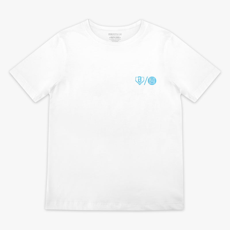 BL 101 X PSD Scoops Youth Tee - White