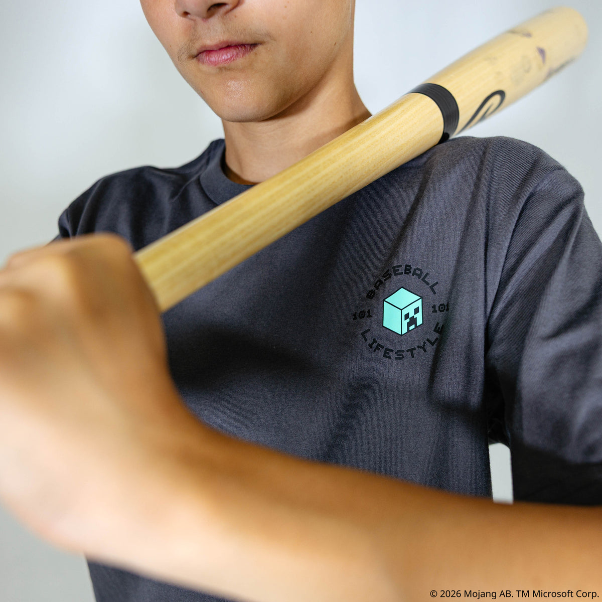 BL101 X Minecraft Athletics Youth Tee