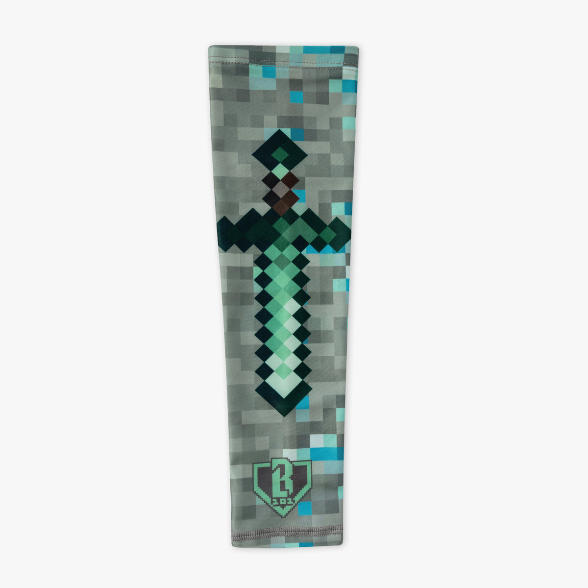 BL101 X Minecraft Diamond Mining Youth Arm Sleeve