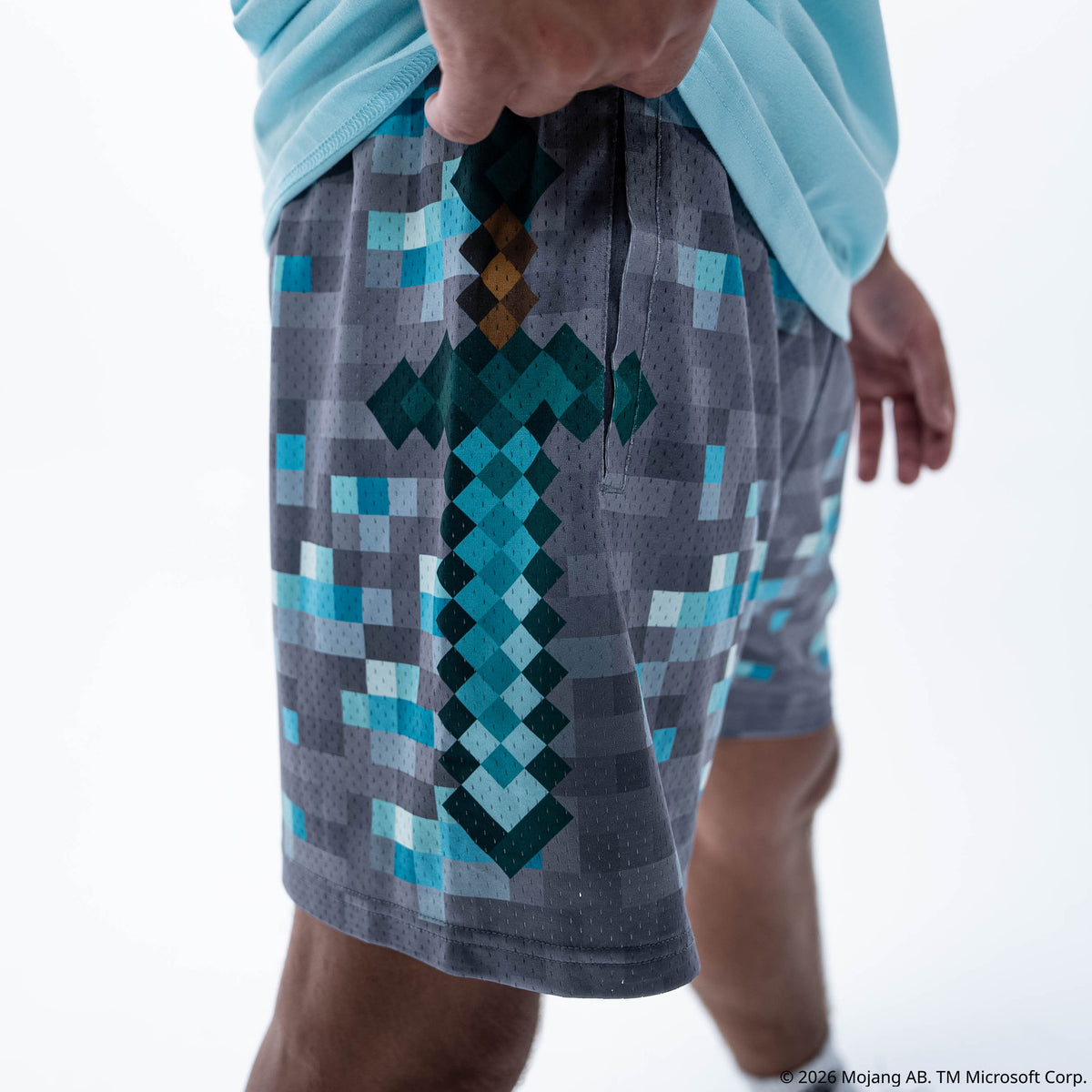 BL101 X Minecraft Diamond Mining Shorts