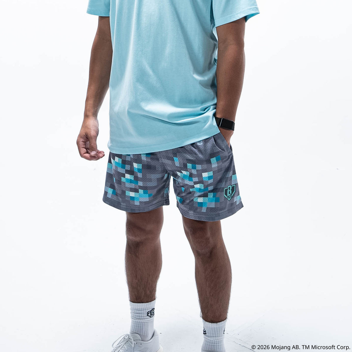 BL101 X Minecraft Diamond Mining Shorts