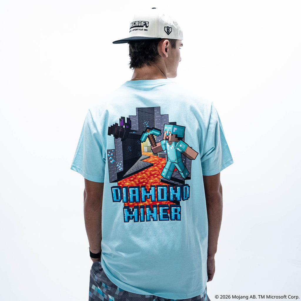 BL101 X Minecraft Diamond Mining Tee