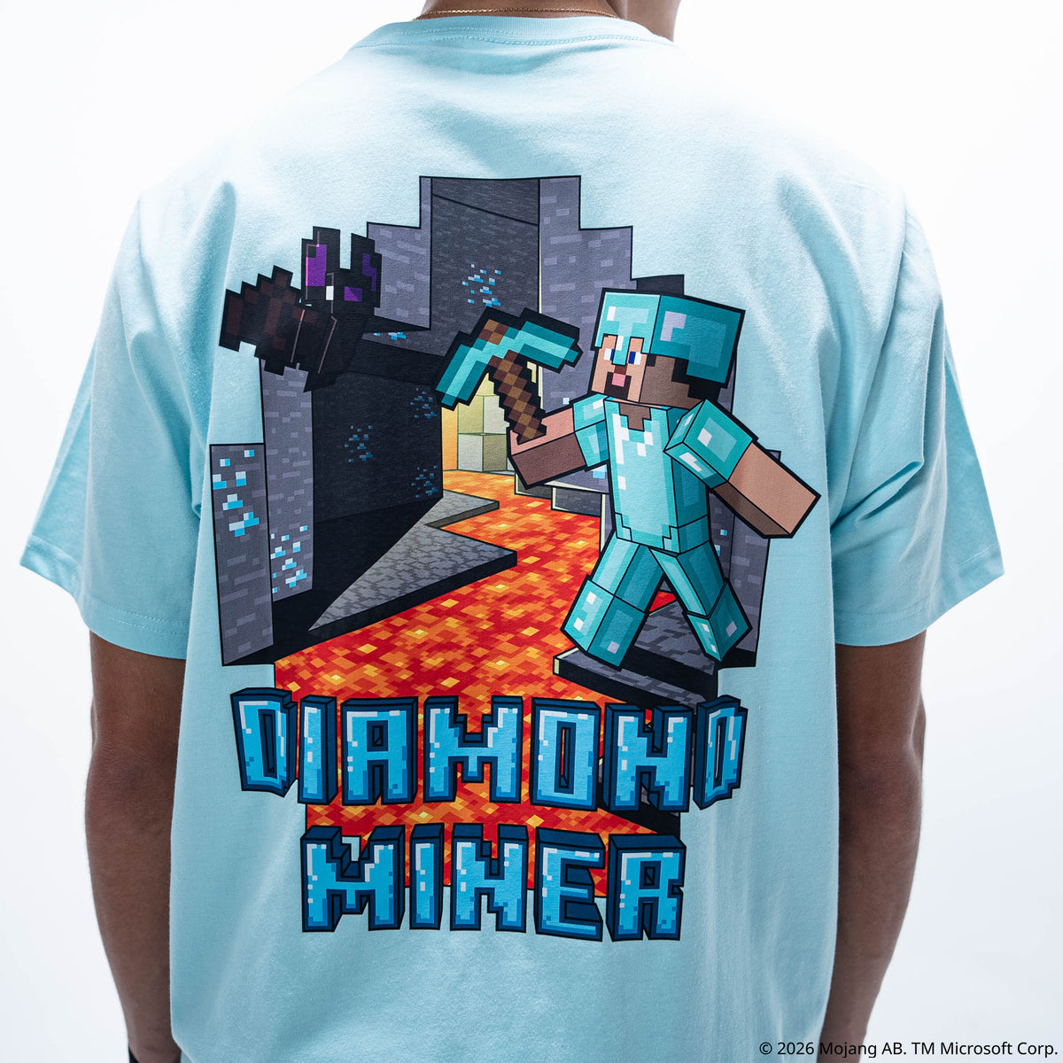 BL101 X Minecraft Diamond Mining Tee