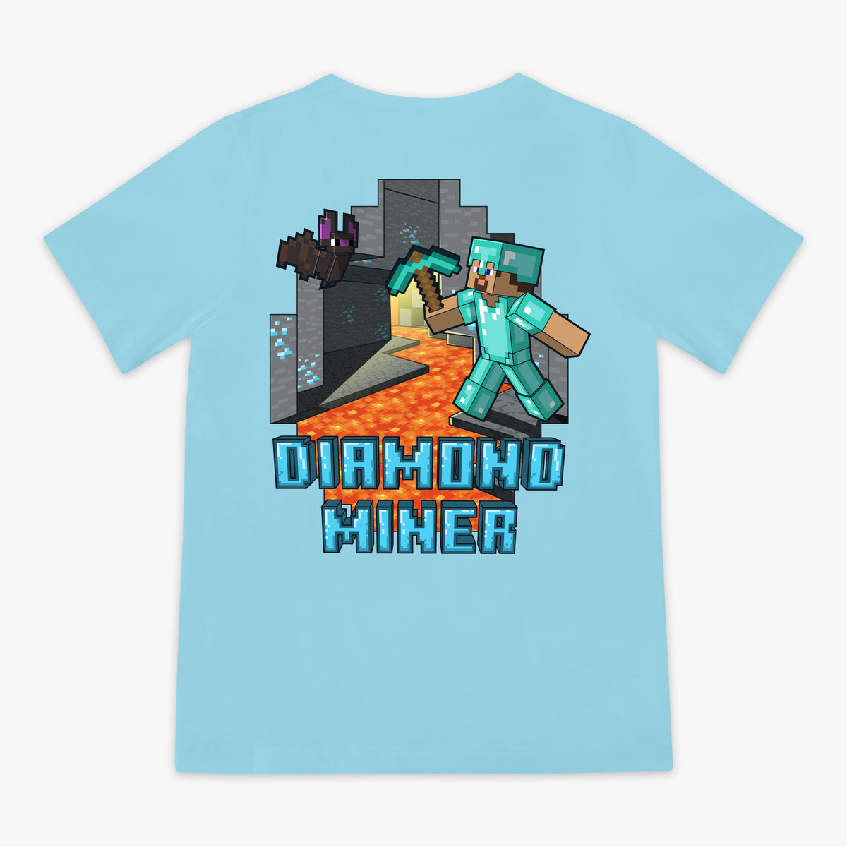 BL101 X Minecraft Diamond Mining Youth Tee