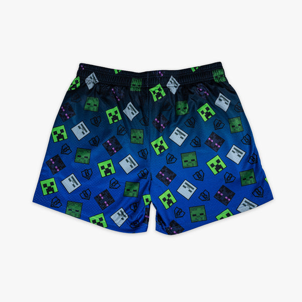 BL101 X Minecraft Enemy Mob Youth Shorts