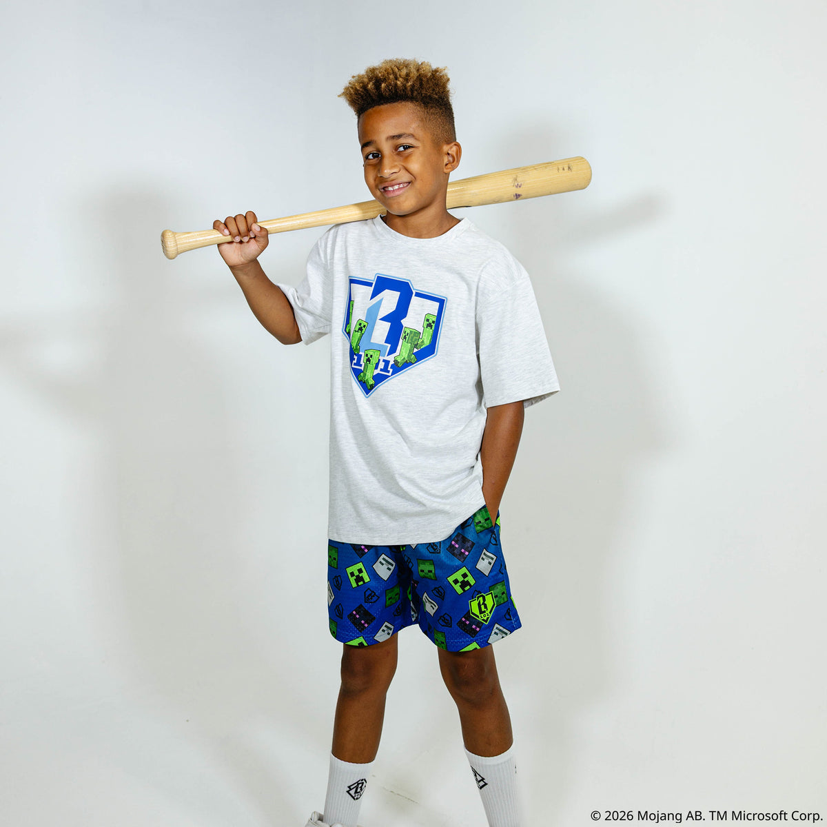 BL101 X Minecraft Enemy Mob Youth Tee