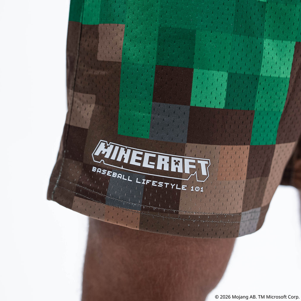 BL101 X Minecraft Grass Block Shorts