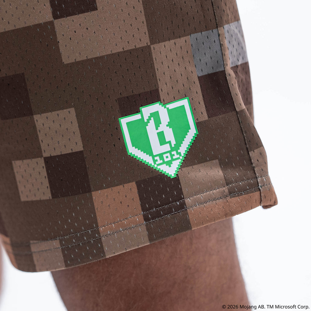 BL101 X Minecraft Grass Block Shorts