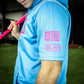 BSBL-SZN Youth Short Sleeve Hoodie V2 Cotton Candy Blue