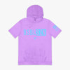 BSBL-SZN Short Sleeve Hoodie V2 - Lavender/Light Blue