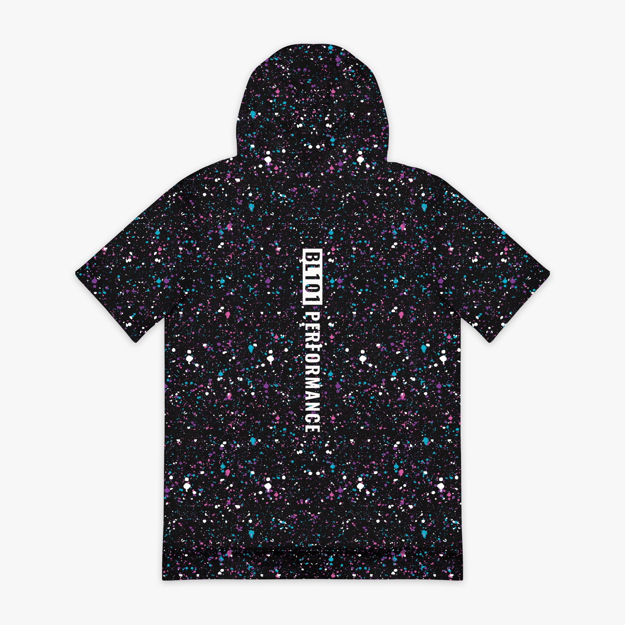 BSBL-SZN Youth Short Sleeve Hoodie V2 - Galaxy - Baseball