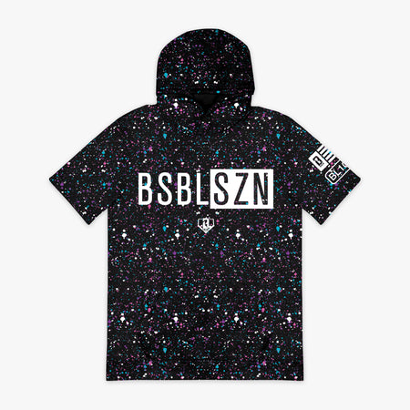 BSBL-SZN Youth Short Sleeve Hoodie V2 - Galaxy – Baseball
