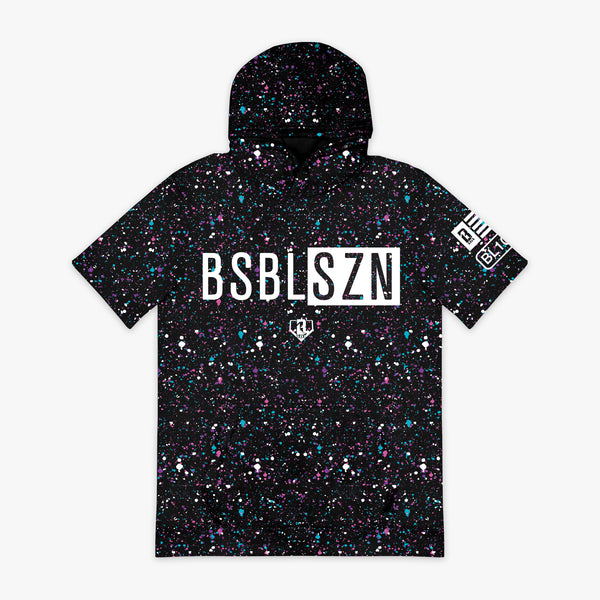 BSBL-SZN Youth Short Sleeve Hoodie V2 - Galaxy – Baseball