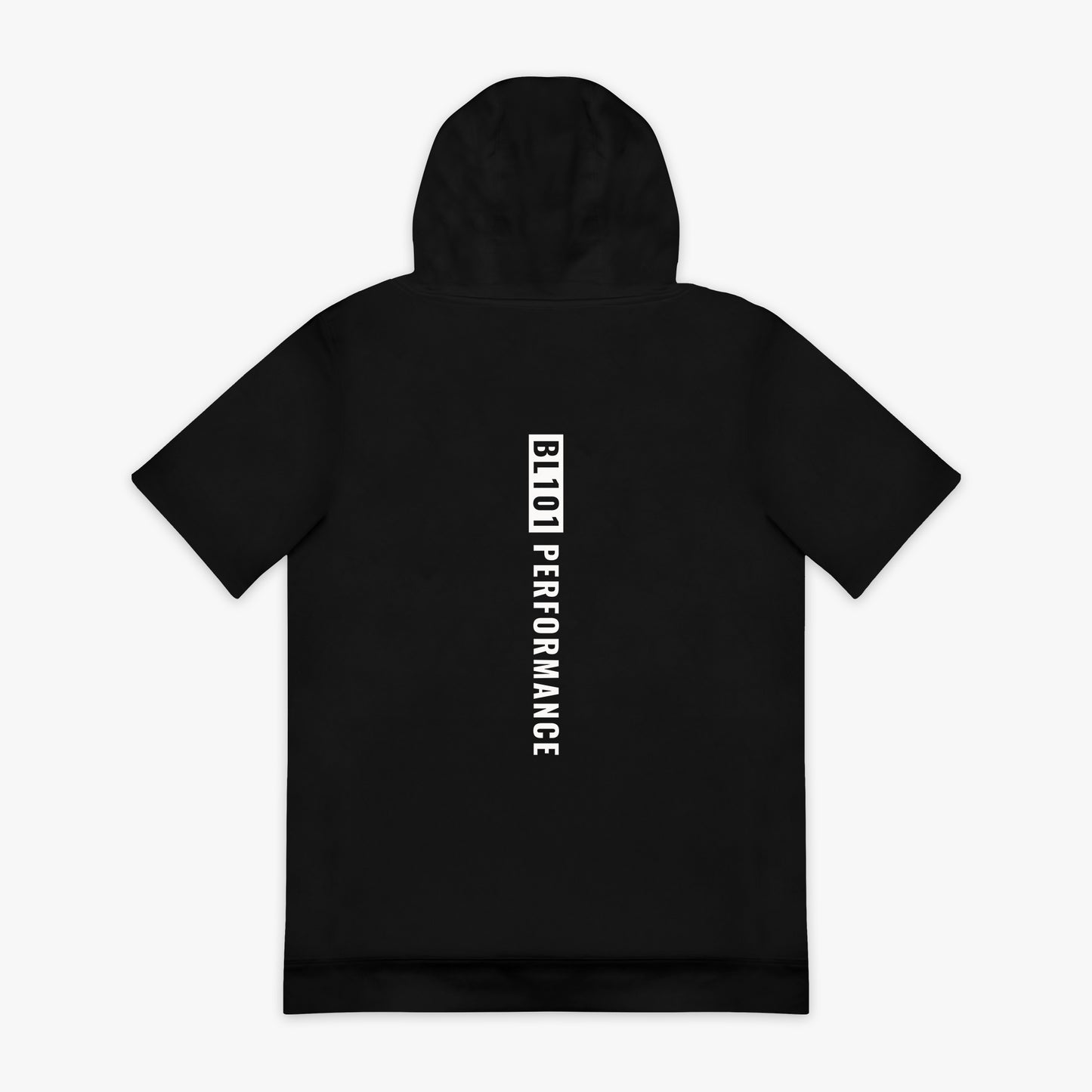 BSBL-SZN Short Sleeve Hoodie V2 - Black/White