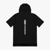 BSBL-SZN Short Sleeve Hoodie V2 - Black/White